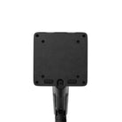 Black stand or holder on a white background