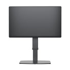 Black computer monitor on a white background