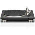 Denon DP-500BT Premium Belt-Drive Hi-Fi Turntable with Bluetooth - front and top view without dust cover