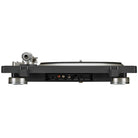 Denon DP-500BT Premium Belt-Drive Hi-Fi Turntable with Bluetooth - rear view without dust cover