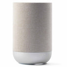 Denon Home 200 Stereo Wireless Smart Speaker - Silver - front view angled right
