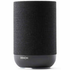 Denon Home 200 Stereo Wireless Smart Speaker - Black - front view angled left