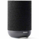 Denon Home 200 Stereo Wireless Smart Speaker - Black - front view angled right