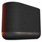 Denon Home 400 Stereo Wireless Smart Speaker - Black - low angle side view angled right