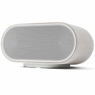 Denon Home 600 Stereo Wireless Smart Speaker - Silver - front view angled left
