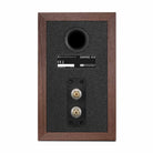 Wharfedale Diamond 12.0i 2-Way Bookshelf Speakers - single walnut speaker rear view