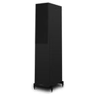Wharfedale Diamond 12.3i 2.5-Way Floorstanding Speakers - single black speaker front view angled left with grille
