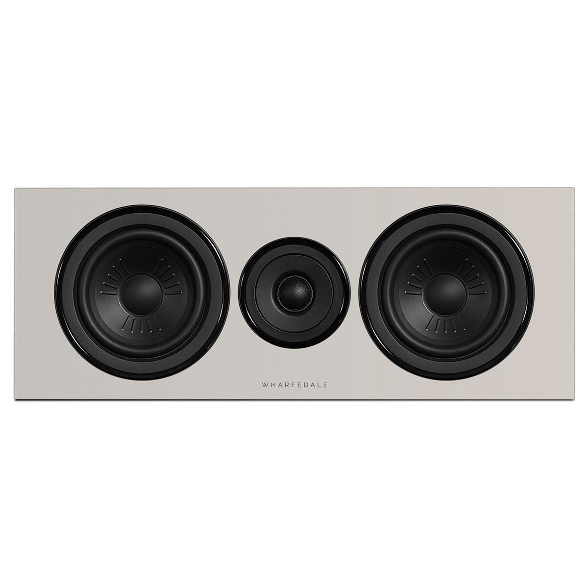 Wharfedale Diamond 12.Ci 2-Way Centre Speaker - single grey speaker front view without grille