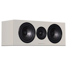 Wharfedale Diamond 12.Ci 2-Way Centre Speaker - single grey speaker front view angled right without grille