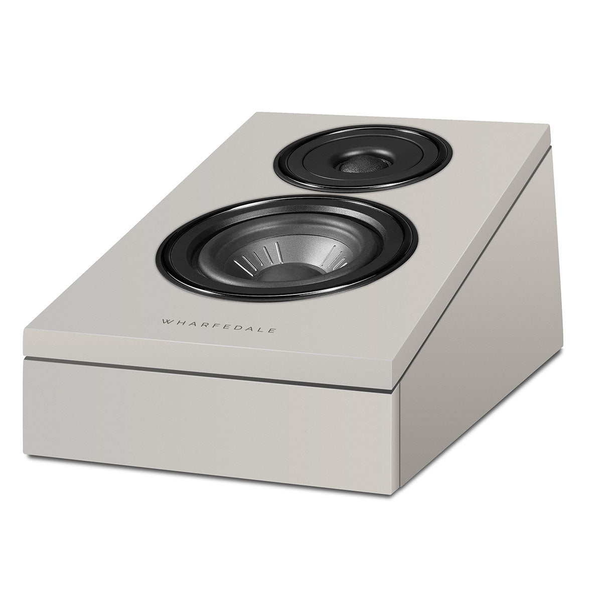 Wharfedale Diamond 12.3Di Surround Channel Speakers - single grey speaker front view angled left