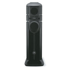 Focal Diva Alta Utopia 4-Way Active Wireless Loudspeaker - single Black High Gloss speaker with grilles - front view
