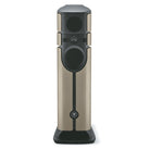 Focal Diva Alta Utopia 4-Way Active Wireless Loudspeaker - single Dune High Gloss speaker with grilles - front view