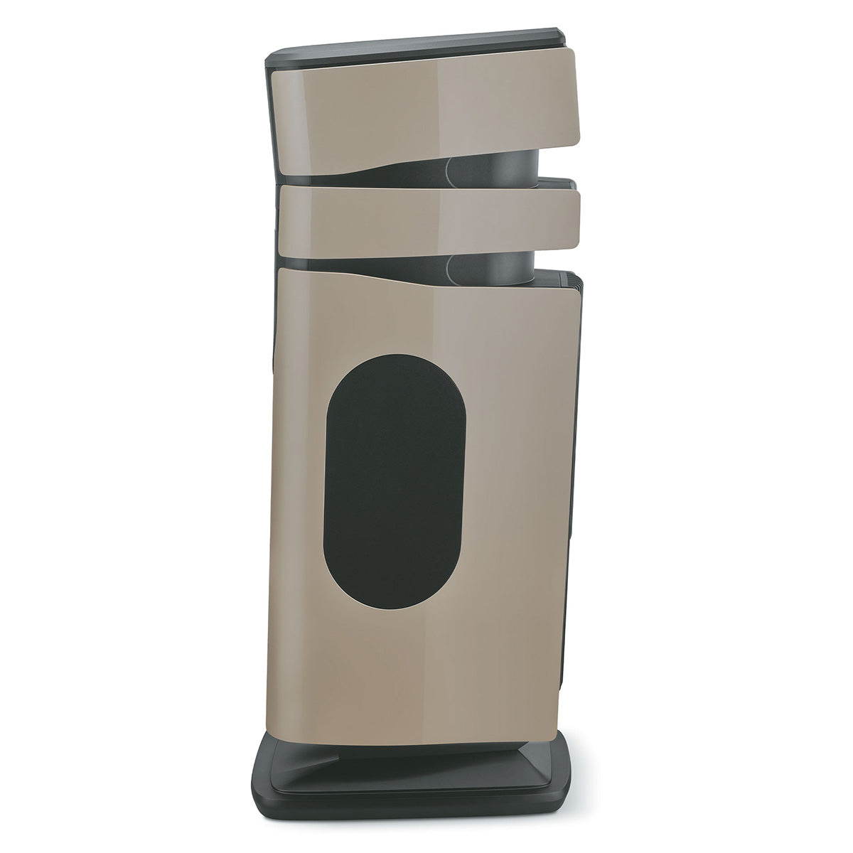 Focal Diva Alta Utopia 4-Way Active Wireless Loudspeaker - single Dune High Gloss speaker - side view facing left