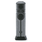 Focal Diva Alta Utopia 4-Way Active Wireless Loudspeaker - single Grey Felt speaker with grilles - front view