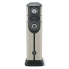 Focal Diva Alta Utopia 4-Way Active Wireless Loudspeaker - single Ivory Felt speaker without grilles - front view