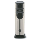 Focal Diva Alta Utopia 4-Way Active Wireless Loudspeaker - single Off-White High Gloss speaker with grilles - front view