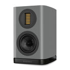 Wharfedale Evo 5.1 5-inch 2-way Bookshelf Speaker - Grey - single speaker without grille angled left