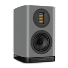 Wharfedale Evo 5.1 5-inch 2-way Bookshelf Speaker - Grey - single speaker without grille angled right