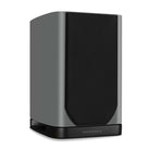 Wharfedale Evo 5.1 5-inch 2-way Bookshelf Speaker - Grey - single speaker with grille angled right