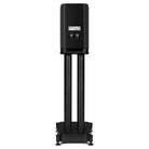 Wharfedale Evo 5.1 5-inch 2-way Bookshelf Speaker - Black - single speaker on stand rear view