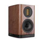 Wharfedale Evo 5.1 5-inch 2-way Bookshelf Speaker - Walnut - single speaker without grille angled right