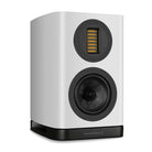 Wharfedale Evo 5.1 5-inch 2-way Bookshelf Speaker - White - single speaker without grille angled right