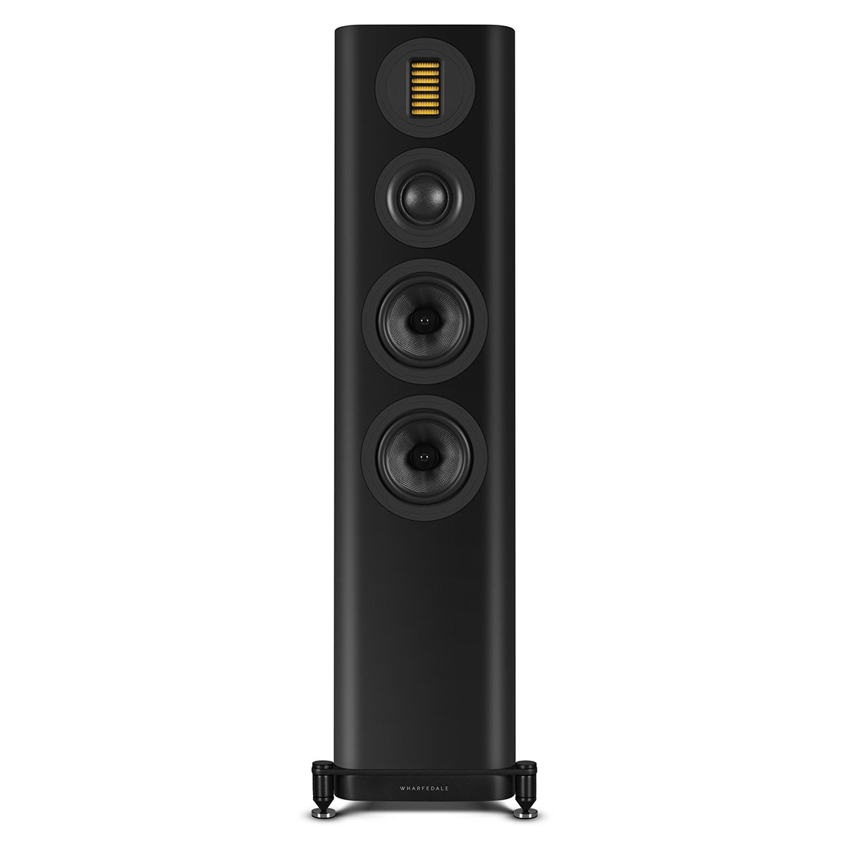 Wharfedale Evo 5.3 Dual 5-inch 3-way Floorstanding Speakers - Black - single speaker without grille front view