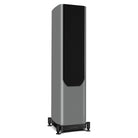Wharfedale Evo 5.3 Dual 5-inch 3-way Floorstanding Speakers - Grey - single speaker with grille angled right