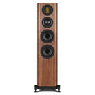 Wharfedale Evo 5.3 Dual 5-inch 3-way Floorstanding Speakers - Walnut - single speaker without grille front view