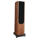 Wharfedale Evo 5.3 Dual 5-inch 3-way Floorstanding Speakers - Walnut - single speaker with grille angled right