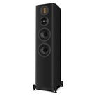 Wharfedale Evo 5.4 Dual 6-inch 3-way Floorstanding Speakers - Black - single speaker without grille angled left