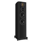 Wharfedale Evo 5.4 Dual 6-inch 3-way Floorstanding Speakers - Black - single speaker without grille angled right