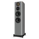 Wharfedale Evo 5.4 Dual 6-inch 3-way Floorstanding Speakers - Grey - single speaker without grille angled left