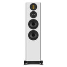 Wharfedale Evo 5.4 Dual 6-inch 3-way Floorstanding Speakers - White - single speaker without grille front view