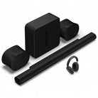 Sonos Ace Ultra Wireless Over-Ear Headphones - black - unit in front of other Sonos products
