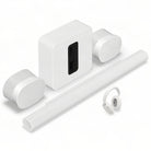 Sonos Ace Ultra Wireless Over-Ear Headphones - white - unit in front of other Sonos products