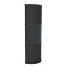 Free Standing Acoustic Product for Absorption, Diffusion and Bass Trap - Matte Black/ Black 