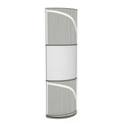 Free Standing Acoustic Product for Absorption, Diffusion and Bass Trap - Matte White/ Natural White 