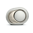 Devialet Phantom Ultimate 98 dB High-End Connected Speaker - Light Pearl - side view facing right