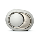 Devialet Phantom Ultimate 98 dB High-End Connected Speaker - Light Pearl - side view facing left