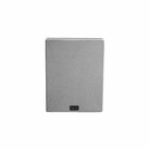 Lyngdorf MH-2 Satellite Speaker white speaker front view with gray grille
