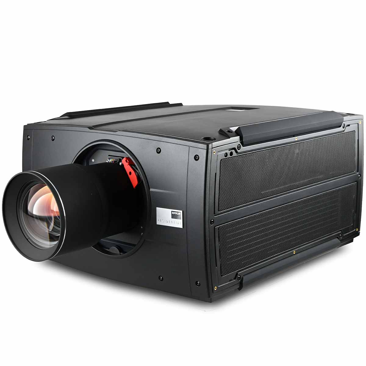 Barco Heimdall 4K Laser Projector - 4500 Lumens angled front view