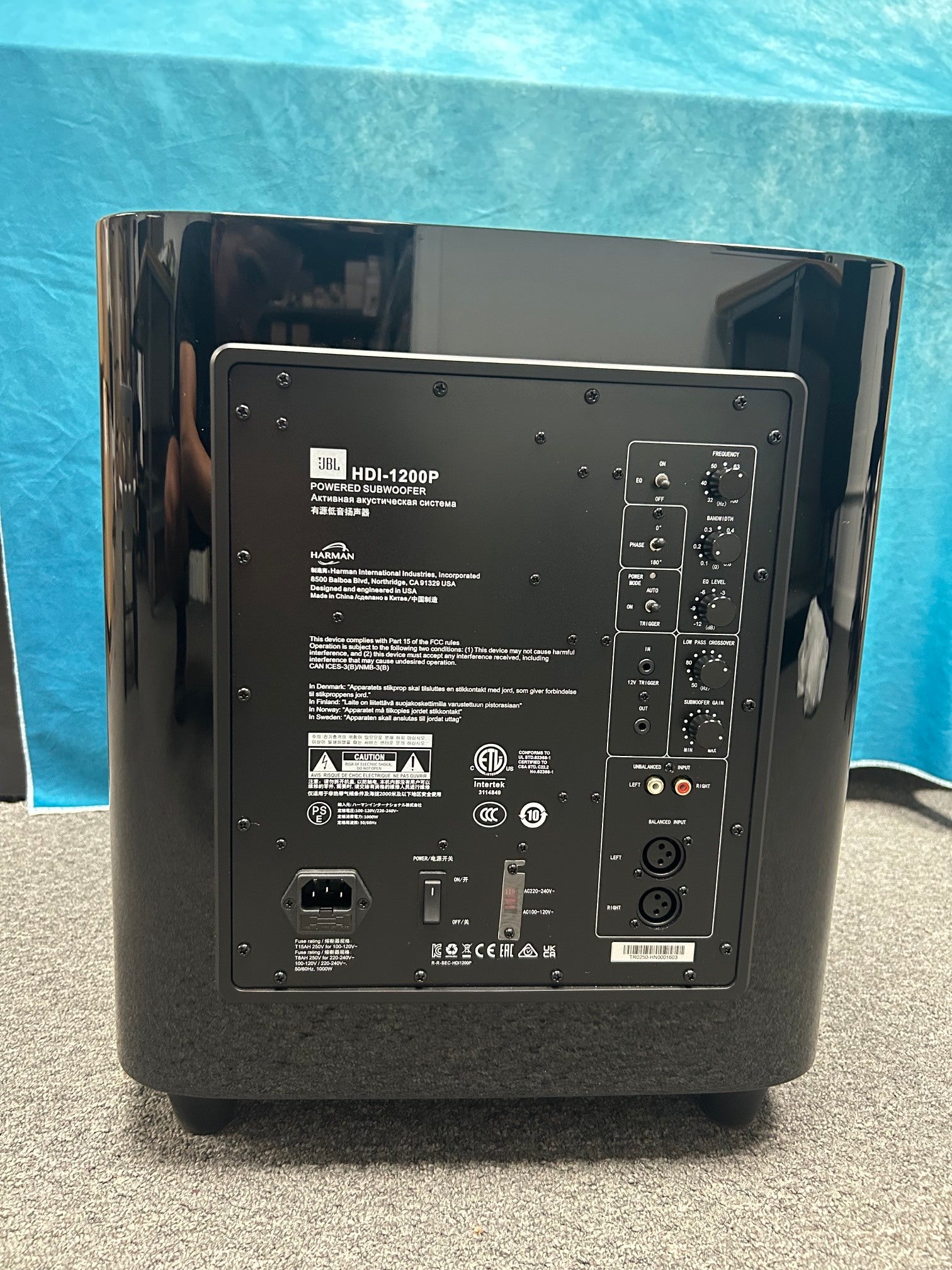 JBL:HDI1200PBLQAM-BSC 7