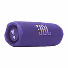 JBL Flip 7 Waterproof Bluetooth Speaker - Purple - horizontal front view angled right