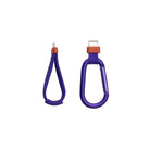 JBL Flip 7 Waterproof Bluetooth Speaker Accessories - Purple - strap to left and carabiner to right