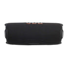 JBL Flip 7 Waterproof Bluetooth Speaker - Black - horizontal side view