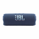 JBL Flip 7 Waterproof Bluetooth Speaker - Blue - horizontal front view