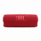 JBL Flip 7 Waterproof Bluetooth Speaker - Red - horizontal front view