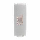 JBL Flip 7 Waterproof Bluetooth Speaker - White - vertical front view