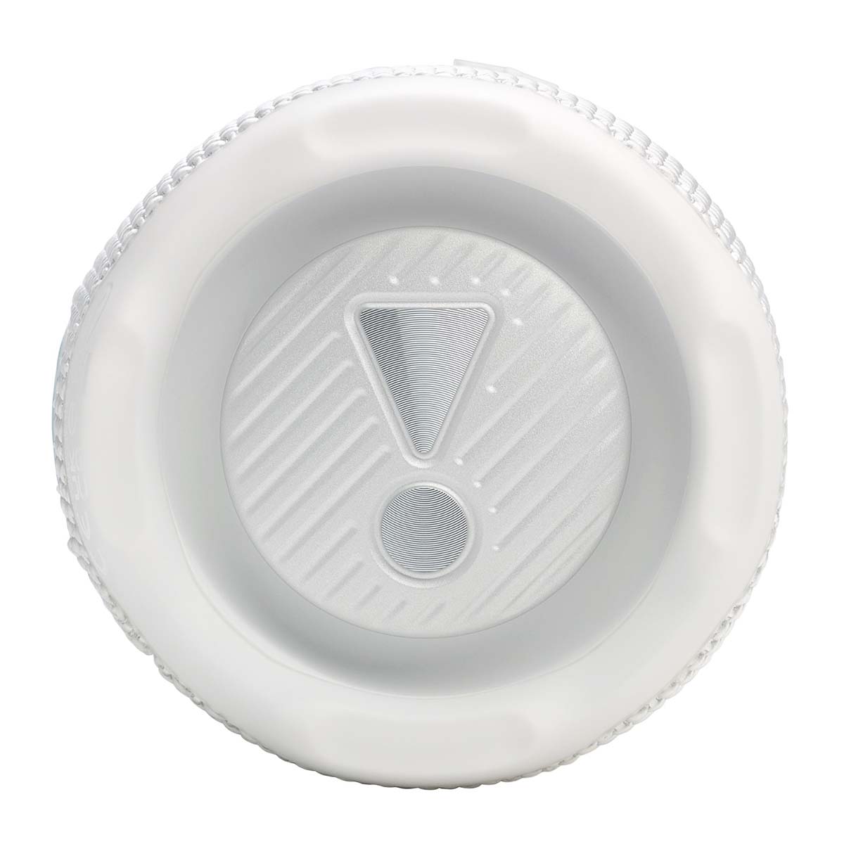 JBL Flip 7 Waterproof Bluetooth Speaker - White - left side